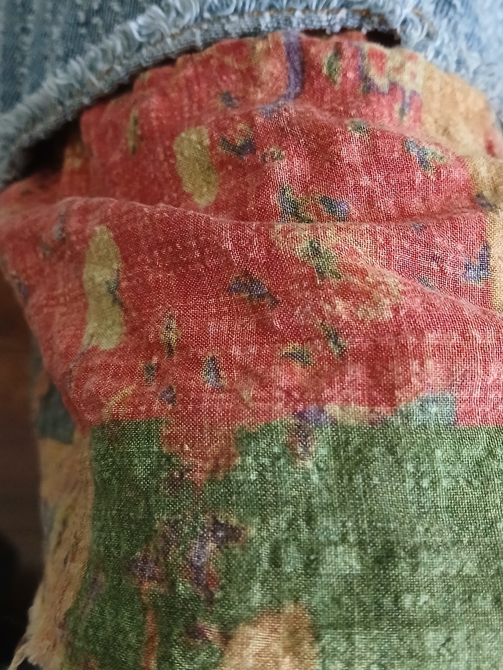 POL Blue Wide-Leg Overalls with Ruffle Hem - Picture 5 of 7